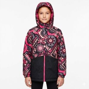 Columbia youth M winter jacket thermal coil outgrown hooded